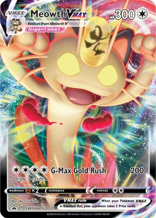 Meowth VMAX (SWSH005) [Sword & Shield: Black Star Promos] | Black Swamp Games