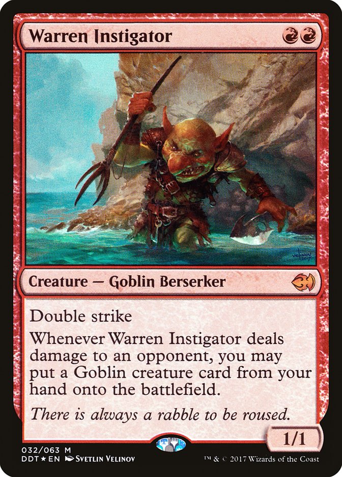 Warren Instigator [Duel Decks: Merfolk vs. Goblins] | Black Swamp Games