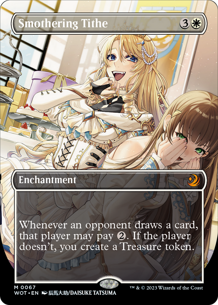 Smothering Tithe (Anime Borderless) [Wilds of Eldraine: Enchanting Tales] | Black Swamp Games