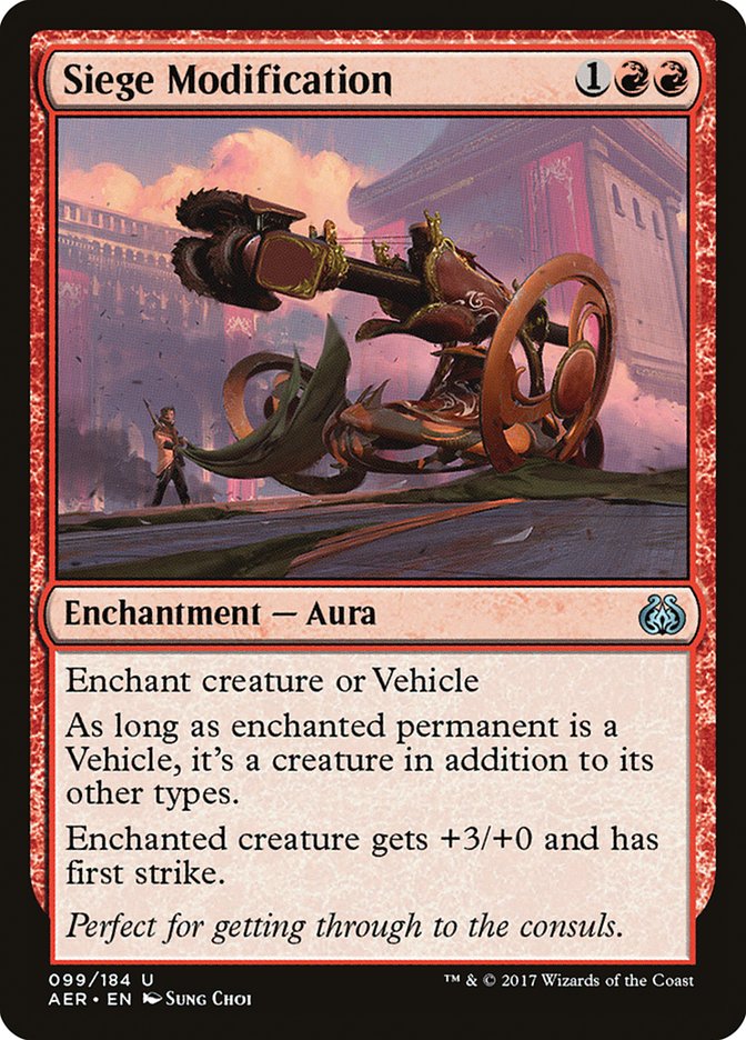 Siege Modification [Aether Revolt] | Black Swamp Games