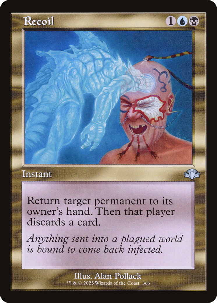 Recoil (Retro) [Dominaria Remastered] | Black Swamp Games