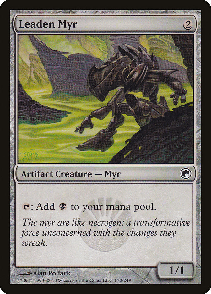 Leaden Myr [Scars of Mirrodin] | Black Swamp Games