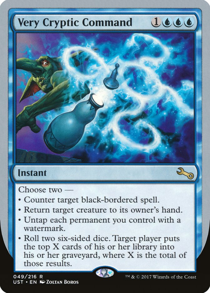 Very Cryptic Command (Counter) [Unstable] | Black Swamp Games