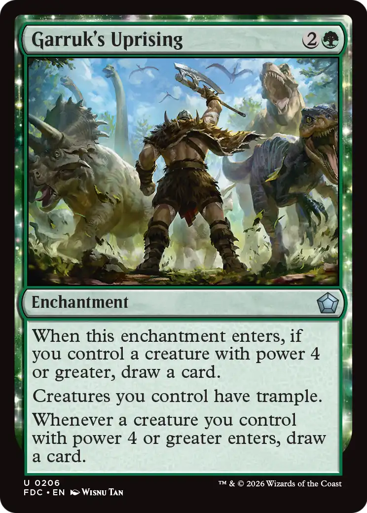 Garruk's Uprising [Foundations Commander] | Black Swamp Games