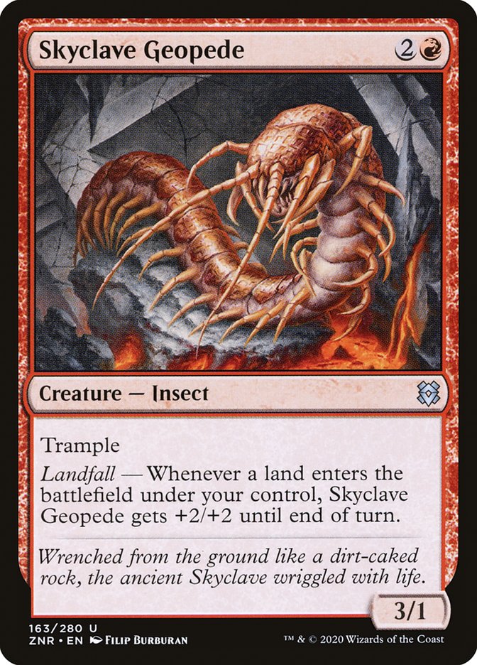 Skyclave Geopede [Zendikar Rising] | Black Swamp Games