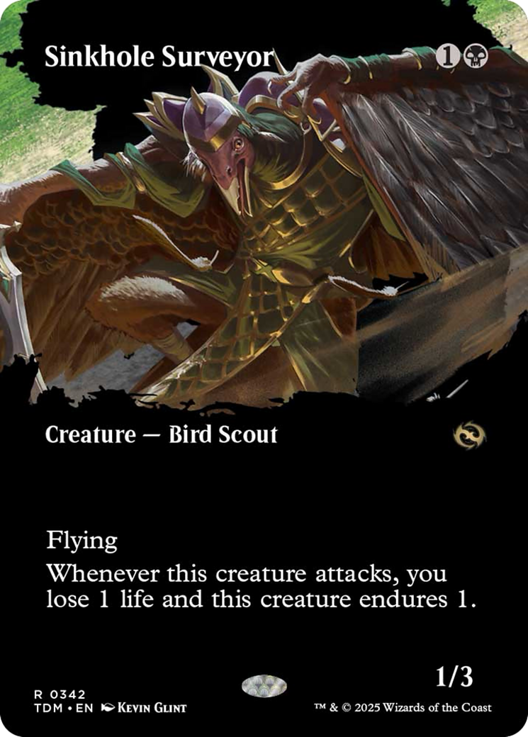 Sinkhole Surveyor (Borderless) [Tarkir: Dragonstorm] | Black Swamp Games