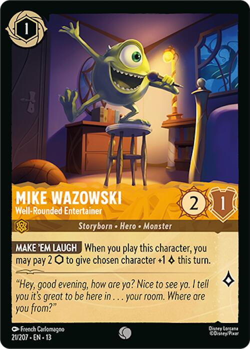 Mike Wazowski - Well-Rounded Entertainer (21/207) [Attack of the Vine!] | Black Swamp Games