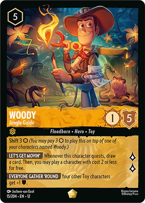 Woody - Jungle Guide (15/204) [Wilds Unknown] | Black Swamp Games