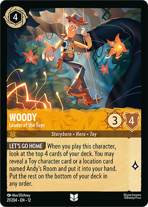 Woody - Leader of the Toys (21/204) [Wilds Unknown] | Black Swamp Games