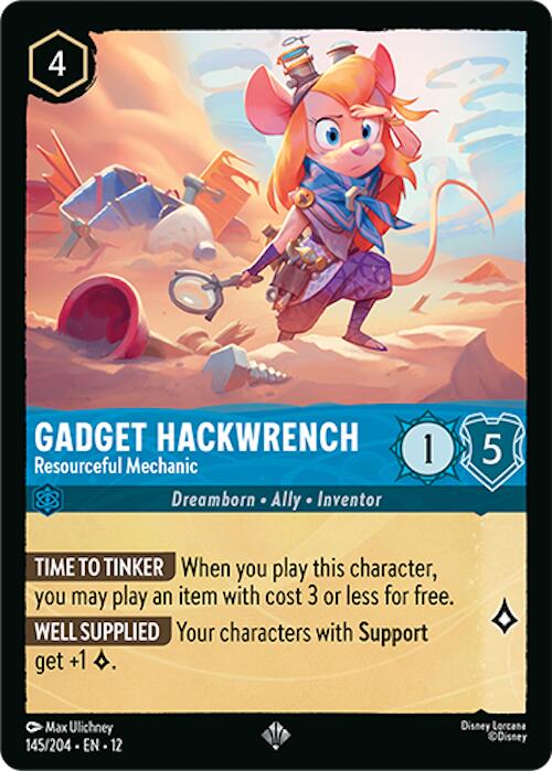 Gadget Hackwrench - Resourceful Mechanic (145/204) [Wilds Unknown] | Black Swamp Games
