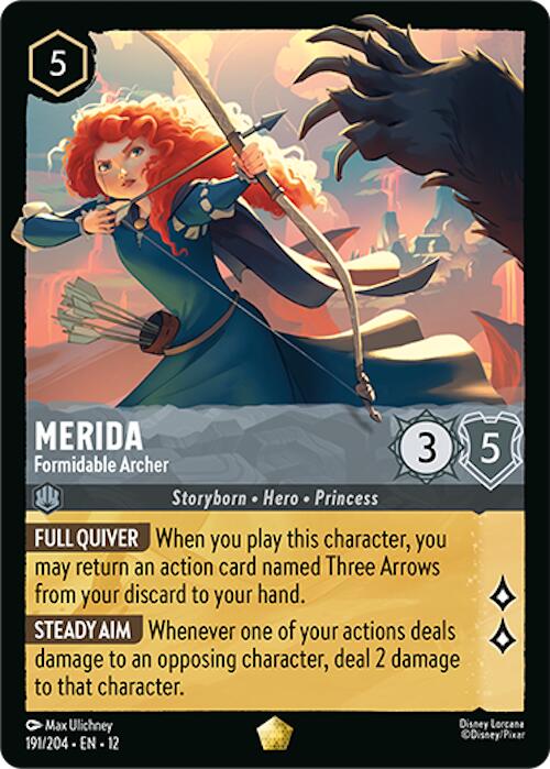 Merida - Formidable Archer (191/204) [Wilds Unknown] | Black Swamp Games