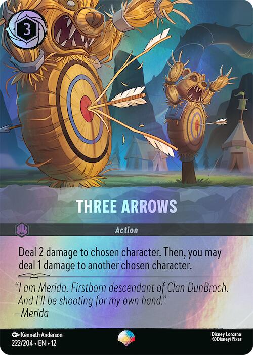 Three Arrows (Epic) (222/204) [Wilds Unknown] | Black Swamp Games