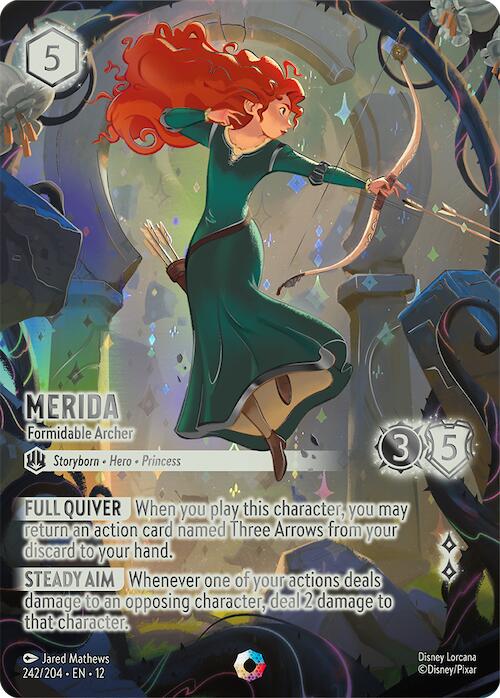 Merida - Formidable Archer (Iconic) (242/204) [Wilds Unknown] | Black Swamp Games