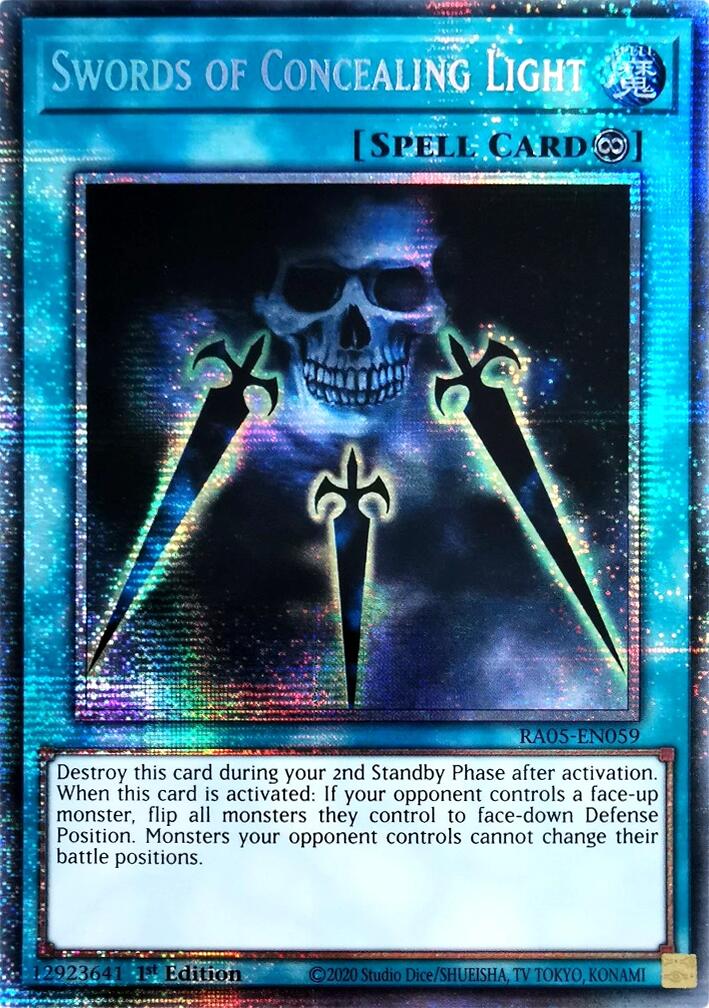 Swords of Concealing Light (Starlight Rare) [RA05-EN059] Starlight Rare | Black Swamp Games