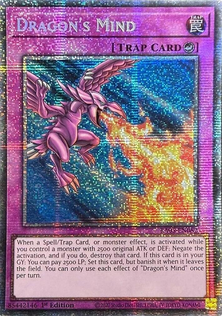 Dragon's Mind (Starlight Rare) [RA05-EN082] Starlight Rare | Black Swamp Games