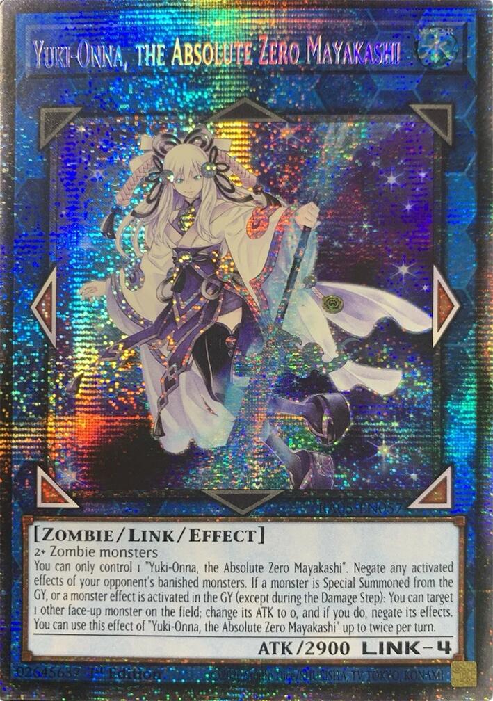 Yuki-Onna, the Absolute Zero Mayakashi (Starlight Rare) [RA05-EN057] Starlight Rare | Black Swamp Games