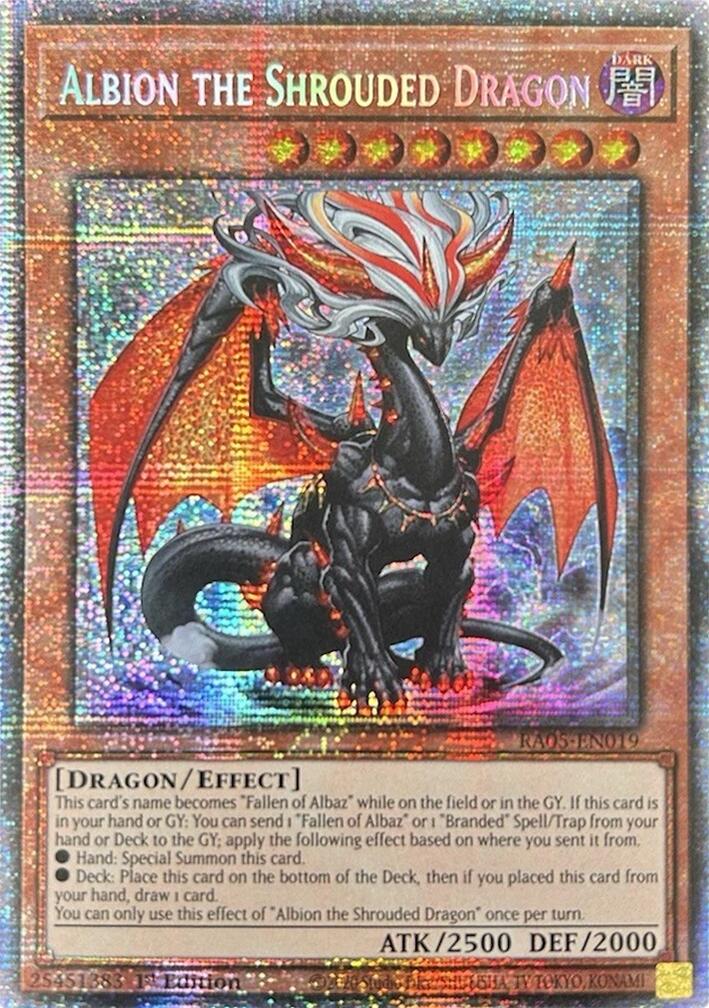 Albion the Shrouded Dragon (Starlight Rare) [RA05-EN019] Starlight Rare | Black Swamp Games