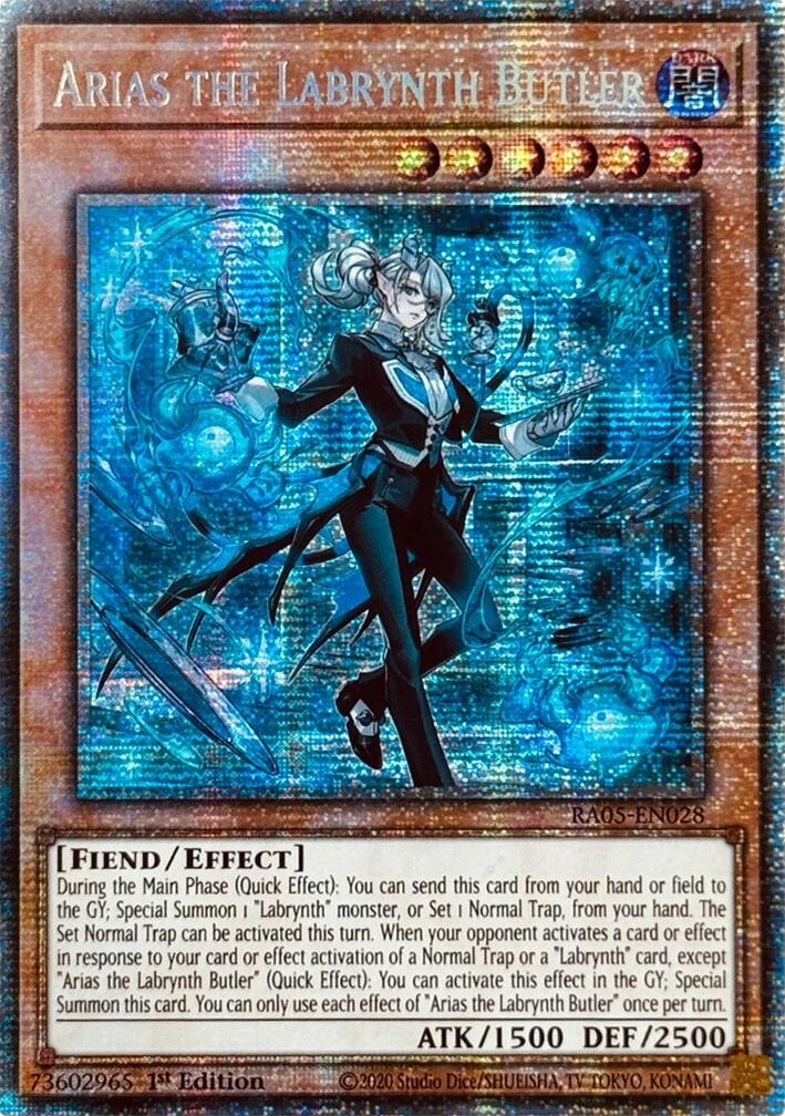 Arias the Labrynth Butler (Starlight Rare) [RA05-EN028] Starlight Rare | Black Swamp Games
