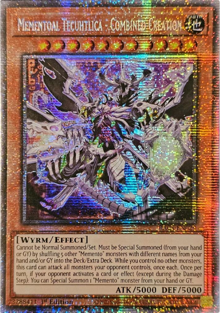 Mementoal Tecuhtlica - Combined Creation (Starlight Rare) [RA05-EN029] Starlight Rare | Black Swamp Games