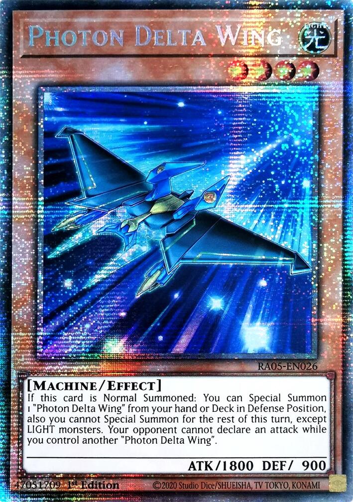 Photon Delta Wing (Starlight Rare) [RA05-EN026] Starlight Rare | Black Swamp Games