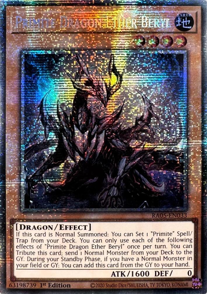 Primite Dragon Ether Beryl (Starlight Rare) [RA05-EN033] Starlight Rare | Black Swamp Games