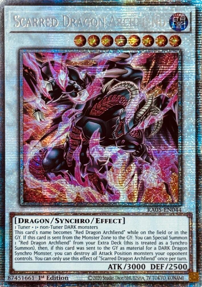 Scarred Dragon Archfiend (Starlight Rare) [RA05-EN044] Starlight Rare | Black Swamp Games
