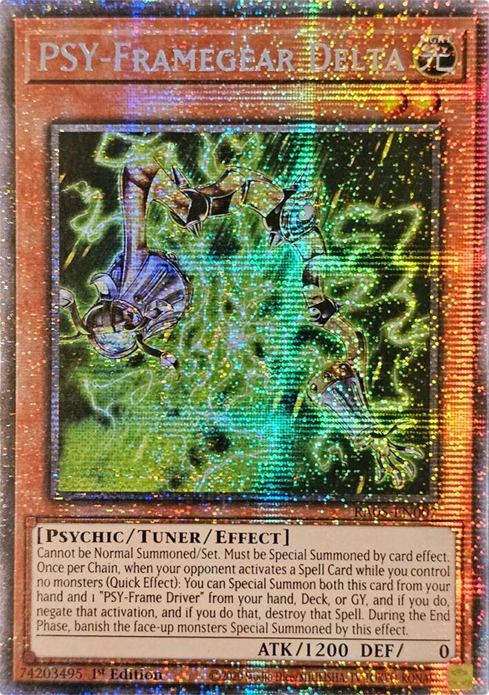 PSY-Framegear Delta (Starlight Rare) [RA05-EN007] Starlight Rare | Black Swamp Games