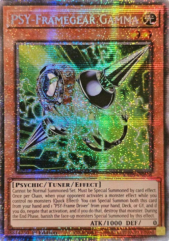 PSY-Framegear Gamma (Starlight Rare) [RA05-EN006] Starlight Rare | Black Swamp Games