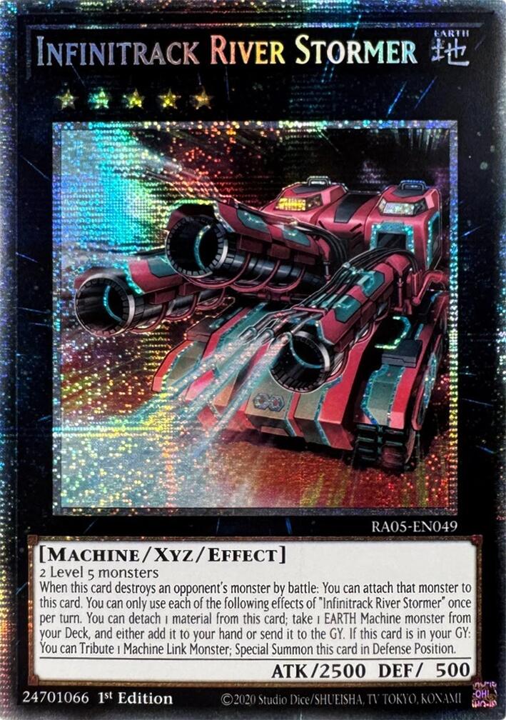 Infinitrack River Stormer (Starlight Rare) [RA05-EN049] Starlight Rare | Black Swamp Games