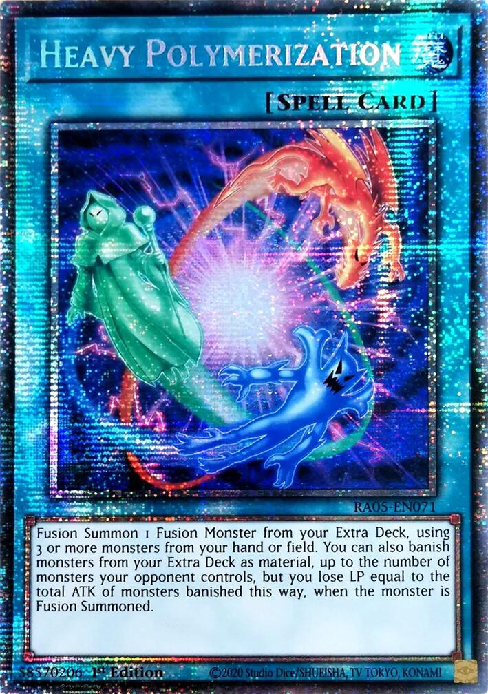 Heavy Polymerization (Starlight Rare) [RA05-EN071] Starlight Rare | Black Swamp Games