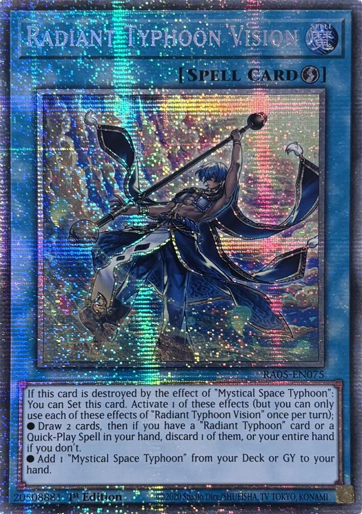 Radiant Typhoon Vision (Starlight Rare) [RA05-EN075] Starlight Rare | Black Swamp Games