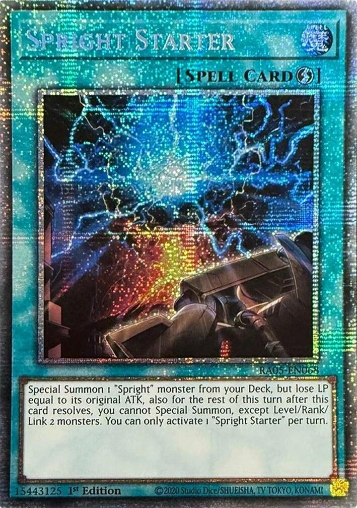 Spright Starter (Starlight Rare) [RA05-EN068] Starlight Rare | Black Swamp Games