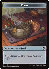 Food // City's Blessing Double-Sided Token [Secrets of Strixhaven Commander Tokens] | Black Swamp Games