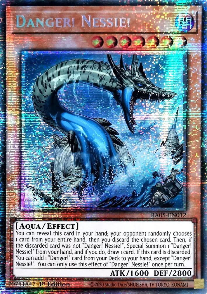 Danger! Nessie! (Starlight Rare) [RA05-EN012] Starlight Rare | Black Swamp Games