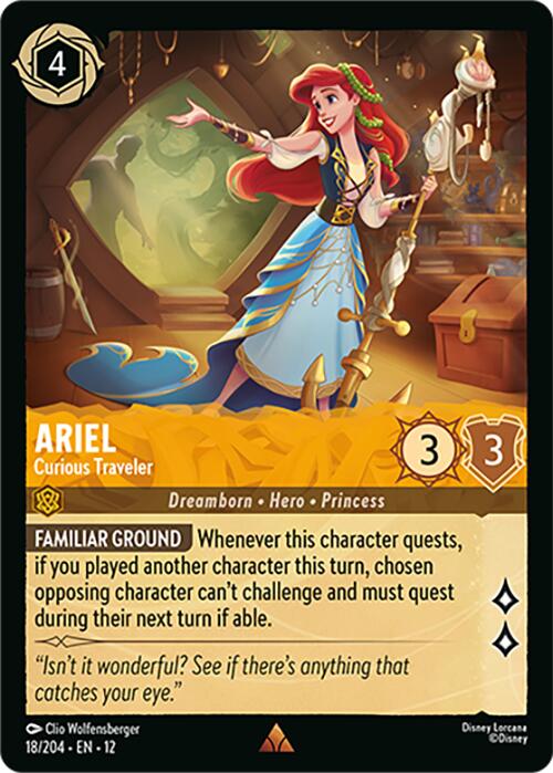 Ariel - Curious Traveler (18/204) [Wilds Unknown] | Black Swamp Games