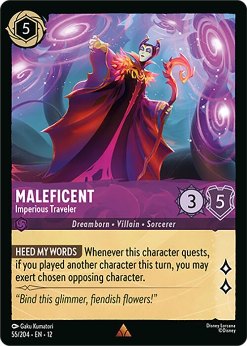 Maleficent - Imperious Traveler (55/204) [Wilds Unknown] | Black Swamp Games