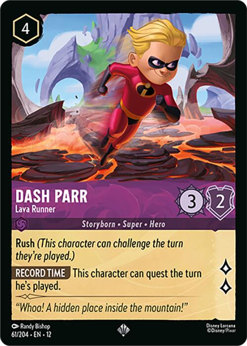 Dash Parr - Lava Runner (61/204) [Wilds Unknown] | Black Swamp Games