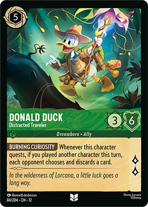 Donald Duck - Distracted Traveler (84/204) [Wilds Unknown] | Black Swamp Games