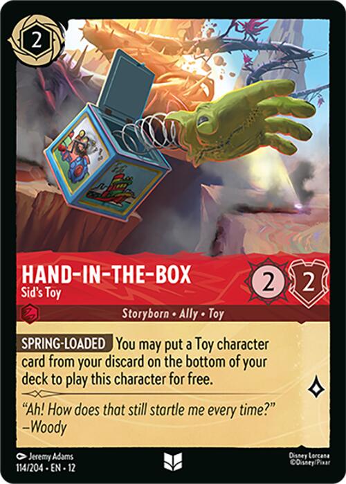 Hand-in-the-Box - Sid's Toy (114/204) [Wilds Unknown] | Black Swamp Games