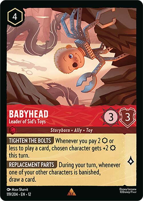 Babyhead - Leader of Sid's Toys (119/204) [Wilds Unknown] | Black Swamp Games