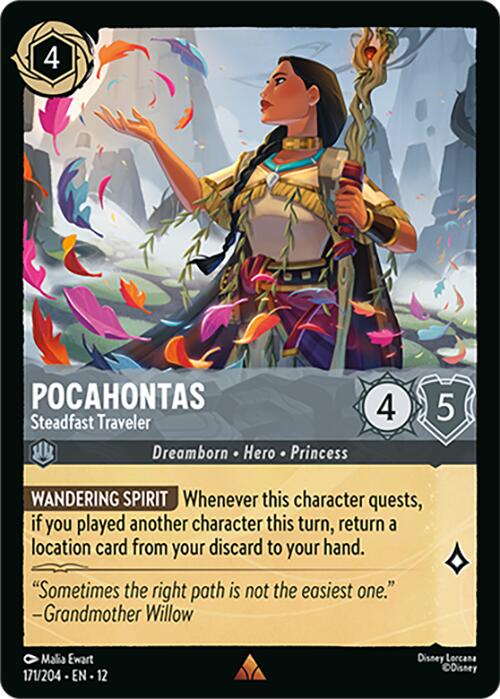 Pocahontas - Steadfast Traveler (171/204) [Wilds Unknown] | Black Swamp Games