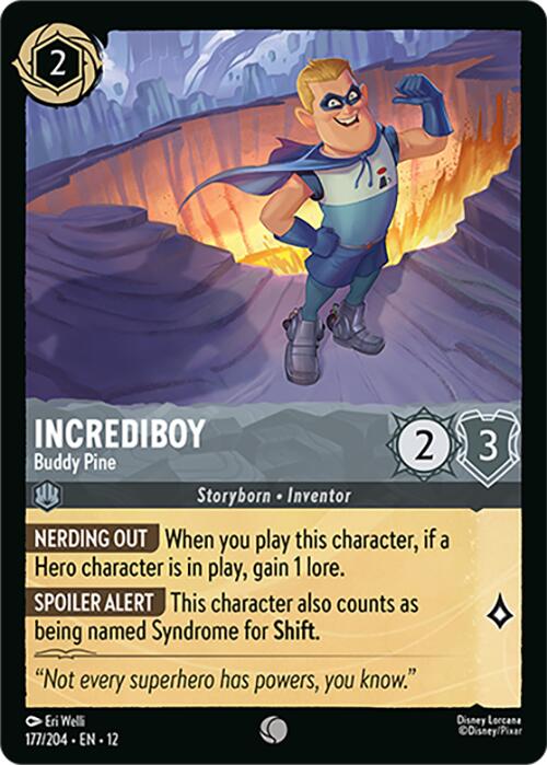 Incrediboy - Buddy Pine (177/204) [Wilds Unknown] | Black Swamp Games