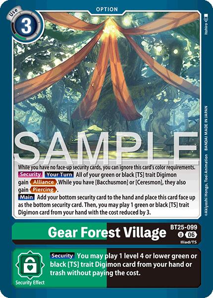 Gear Forest Village [BT25-099] [Dual Revolution] | Black Swamp Games