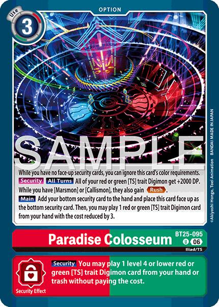 Paradise Colosseum [BT25-095] [Dual Revolution] | Black Swamp Games