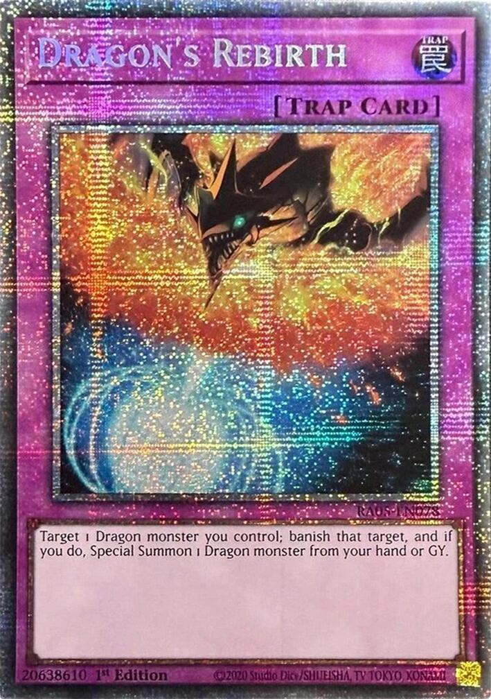 Dragon's Rebirth (Starlight Rare) [RA05-EN078] Starlight Rare | Black Swamp Games