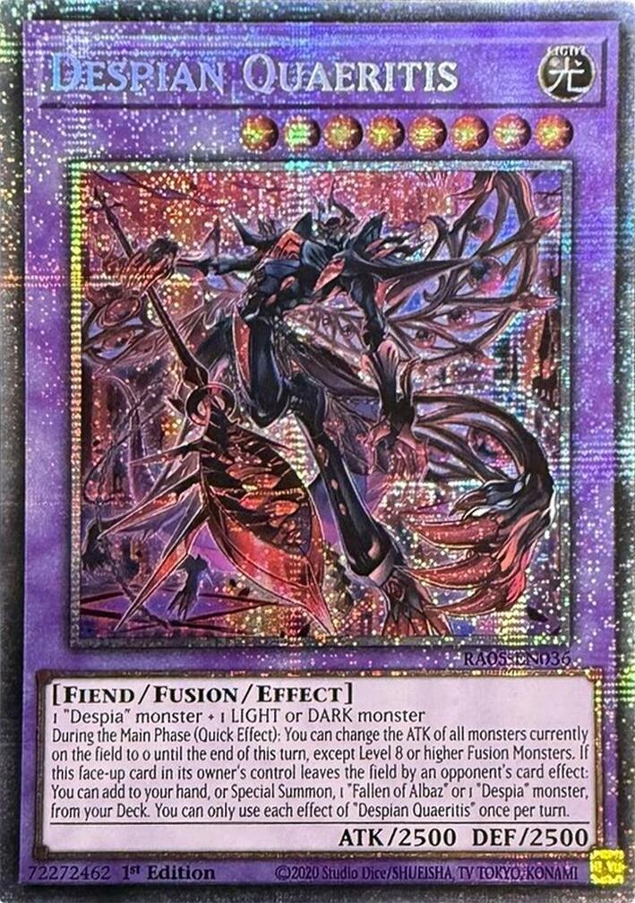Despian Quaeritis (Starlight Rare) [RA05-EN036] Starlight Rare | Black Swamp Games