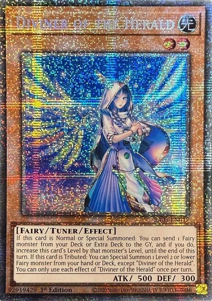 Diviner of the Herald (Starlight Rare) [RA05-EN017] Starlight Rare | Black Swamp Games