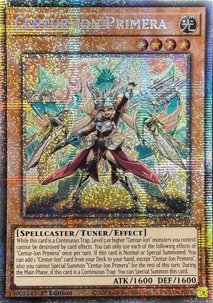 Centur-Ion Primera (Starlight Rare) [RA05-EN030] Starlight Rare | Black Swamp Games