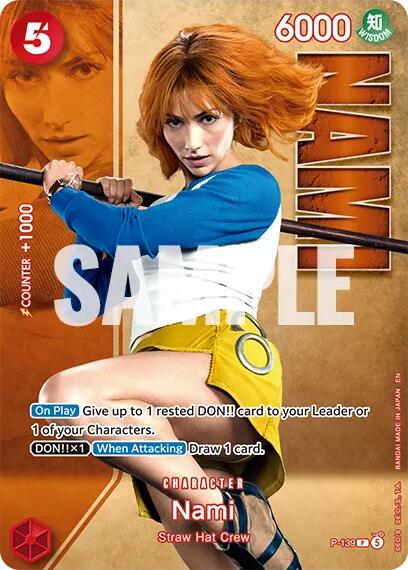 Nami (P-139) (Premium Card Collection -Live Action Edition Vol.2 Straw Hat Crew-) [One Piece Promotion Cards] | Black Swamp Games