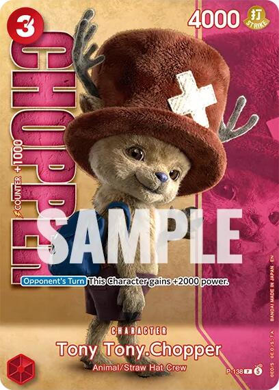 Tony Tony.Chopper (P-138) (Premium Card Collection -Live Action Edition Vol.2 Straw Hat Crew-) [One Piece Promotion Cards] | Black Swamp Games